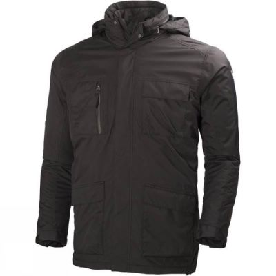 Chaquetas Helly Hansen Granville CIS Hombre Negras - Chile QFC781659